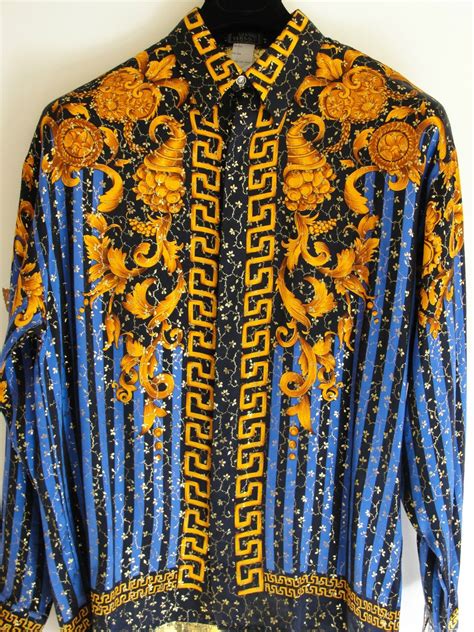 versace 1969 men shirt|vintage Versace men's shirts.